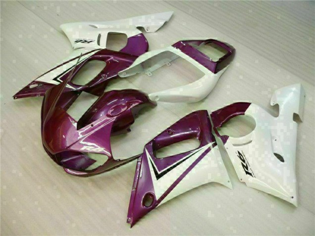 Purple White 1998-2002 Yamaha YZF R6 Motorcycle Fairings Purple White 1998-2002 Yamaha YZF R6 Motorcycle Fairings