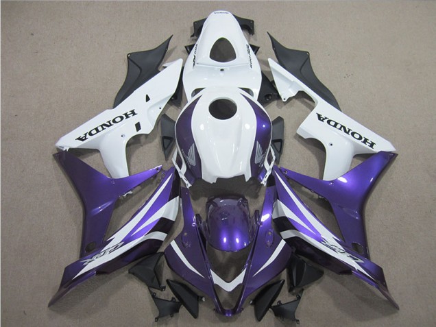 Purple White 2007-2008 Honda CBR600RR Motorcycle Fairings Purple White 2007-2008 Honda CBR600RR Motorcycle Fairings