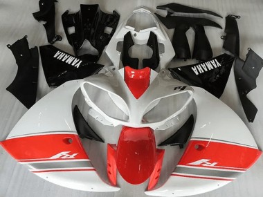 Racy Red White Black 2009-2011 Yamaha YZF R1 Motorcycle Fairings