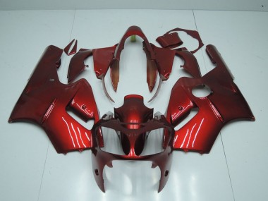 Red 2000-2001 Kawasaki ZX12R Motorcycle Fairings
