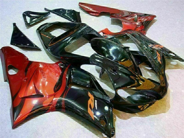 Red 2000-2001 Yamaha YZF R1 Motorcycle Fairing & Bodywork