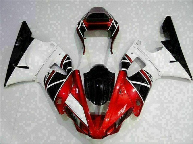 Red 2000-2001 Yamaha YZF R1 Motorcycle Fairing Kits & Plastic Red 2000-2001 Yamaha YZF R1 Motorcycle Fairing Kits & Plastic