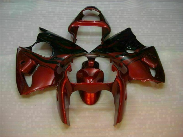 Red 2000-2002 Kawasaki ZX6R Motorcycle Fairing Red 2000-2002 Kawasaki ZX6R Motorcycle Fairing