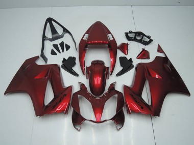 Red 2002-2013 Honda VFR800 Motorcycle Fairings