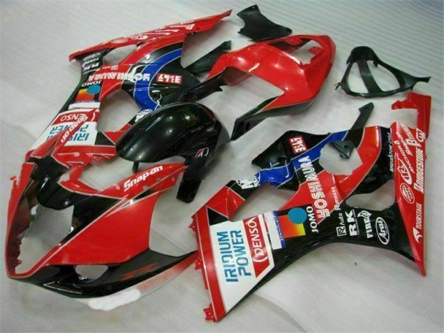 Red 2003-2004 Suzuki GSXR 1000 Motorcycle Fairing Red 2003-2004 Suzuki GSXR 1000 Motorcycle Fairing