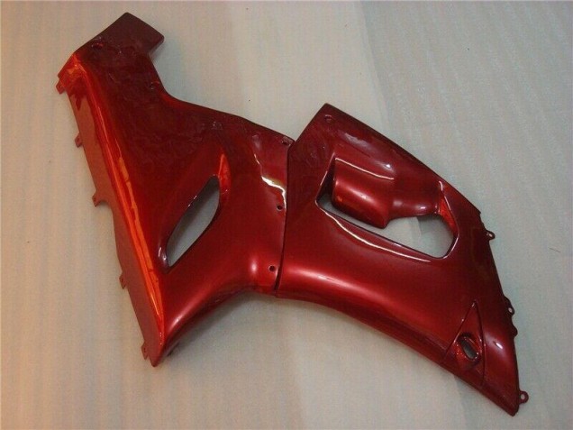 Red 2005-2006 Kawasaki ZX6R Motorcycle Fairings Red 2005-2006 Kawasaki ZX6R Motorcycle Fairings