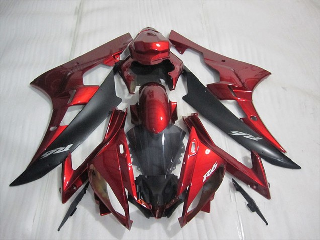 Red 2006-2007 Yamaha YZF R6 Full Motorcycle Fairing Kits Red 2006-2007 Yamaha YZF R6 Full Motorcycle Fairing Kits