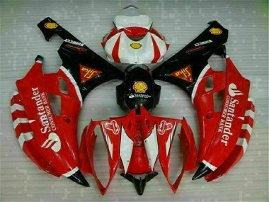 Red 2006-2007 Yamaha YZF R6 Motorcycle Bodywork