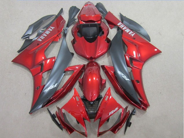 Red 2006-2007 Yamaha YZF R6 Motorcycle Fairing Red 2006-2007 Yamaha YZF R6 Motorcycle Fairing