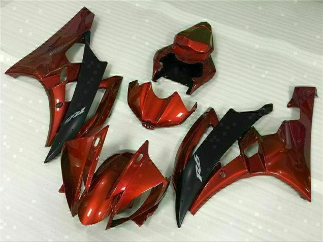 Red 2006-2007 Yamaha YZF R6 Motorcycle Fairings Red 2006-2007 Yamaha YZF R6 Motorcycle Fairings