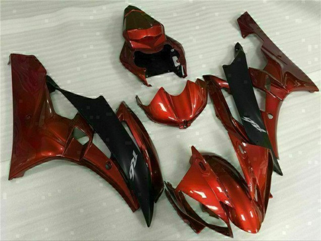 Red 2006-2007 Yamaha YZF R6 Motorcycle Fairings Red 2006-2007 Yamaha YZF R6 Motorcycle Fairings