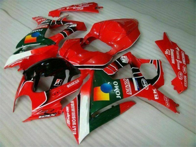 Red 2007-2008 Suzuki GSXR 1000 Motorcycle Fairing Red 2007-2008 Suzuki GSXR 1000 Motorcycle Fairing