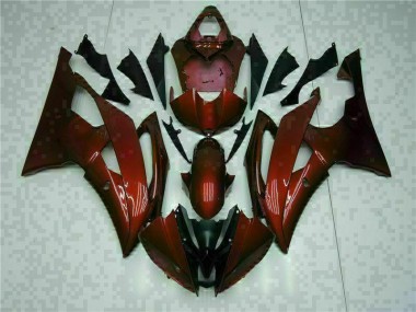 Red 2008-2016 Yamaha YZF R6 Motorcycle Fairings