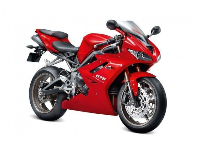 Red 2009-2012 Triumph Daytona 675 Triple Motorcycle Fairings Red 2009-2012 Triumph Daytona 675 Triple Motorcycle Fairings