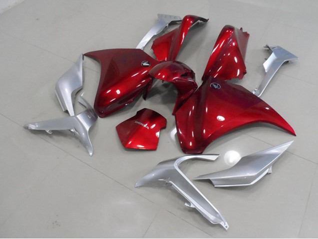 Red 2010-2014 Honda VFR1200 Motorcycle Fairings Red 2010-2014 Honda VFR1200 Motorcycle Fairings