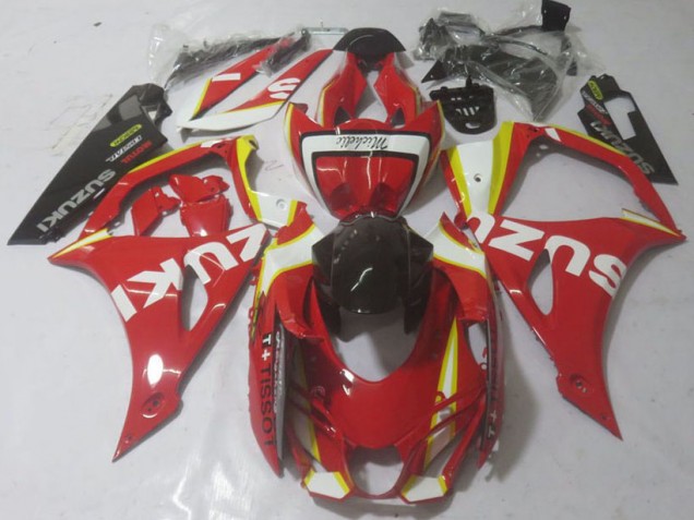 Red 2017-2021 Suzuki GSXR 1000 Motorcycle Fairings