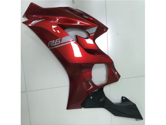 Red 2017-2021 Yamaha YZF R6 Motorcycle Fairings Red 2017-2021 Yamaha YZF R6 Motorcycle Fairings