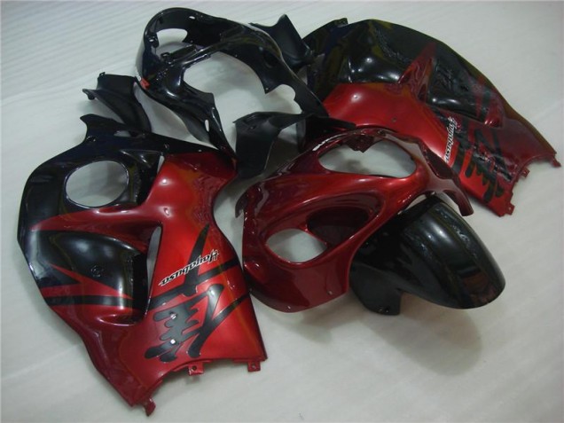 Red Black 1996-2007 Suzuki GSXR 1300 Hayabusa Motorcycle Fairing Red Black 1996-2007 Suzuki GSXR 1300 Hayabusa Motorcycle Fairing
