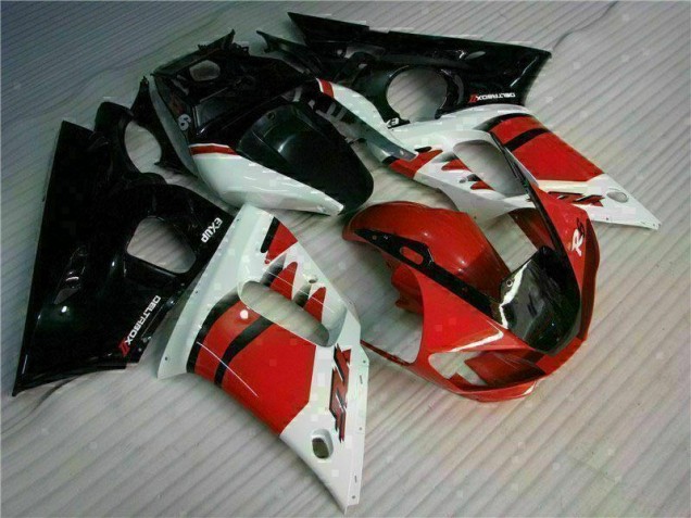 Red Black 1998-2002 Yamaha YZF R6 Motorcycle Bodywork