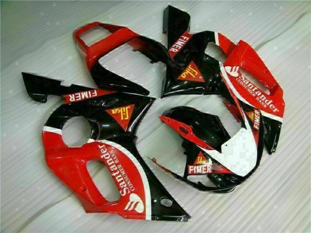 Red Black 1998-2002 Yamaha YZF R6 Motorcycle Fairing Red Black 1998-2002 Yamaha YZF R6 Motorcycle Fairing