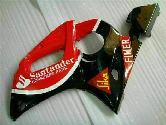 Red Black 1998-2002 Yamaha YZF R6 Motorcycle Fairing Red Black 1998-2002 Yamaha YZF R6 Motorcycle Fairing