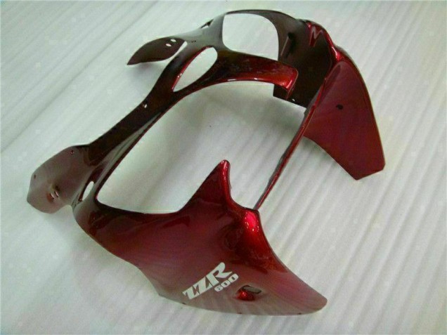 Red Black 2000-2002 Kawasaki ZX6R Motorcycle Fairings Red Black 2000-2002 Kawasaki ZX6R Motorcycle Fairings