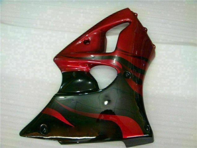 Red Black 2000-2002 Kawasaki ZX6R Motorcycle Fairings Red Black 2000-2002 Kawasaki ZX6R Motorcycle Fairings
