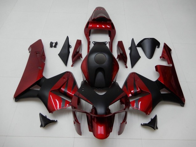 Red Black 2003-2004 Honda CBR600RR Motorcycle Bodywork Red Black 2003-2004 Honda CBR600RR Motorcycle Bodywork