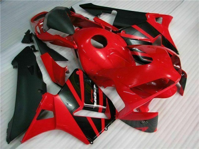 Red Black 2003-2004 Honda CBR600RR Motorcycle Fairing Kits Red Black 2003-2004 Honda CBR600RR Motorcycle Fairing Kits