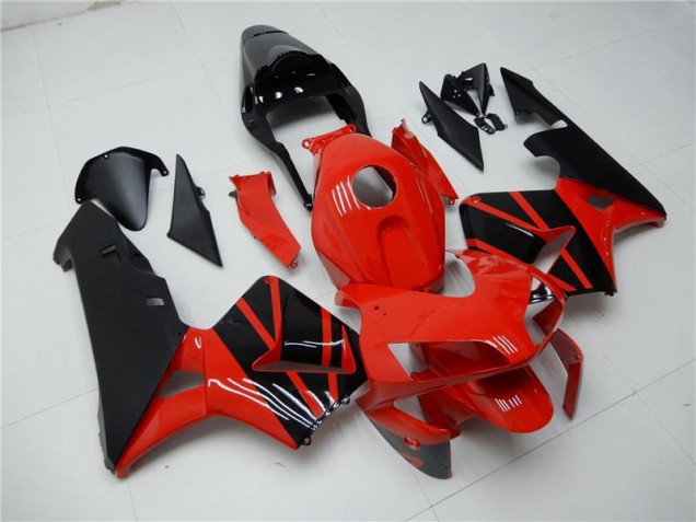 Red Black 2003-2004 Honda CBR600RR Motorcycle Fairings Red Black 2003-2004 Honda CBR600RR Motorcycle Fairings