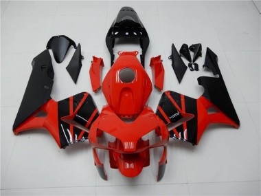 Red Black 2003-2004 Honda CBR600RR Motorcycle Fairings