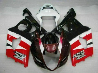 Red Black 2003-2004 Suzuki GSXR 1000 Motorcycle Fairing