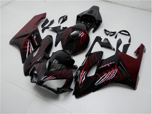 Red Black 2004-2005 Honda CBR1000RR Motorcycle Bodywork Red Black 2004-2005 Honda CBR1000RR Motorcycle Bodywork