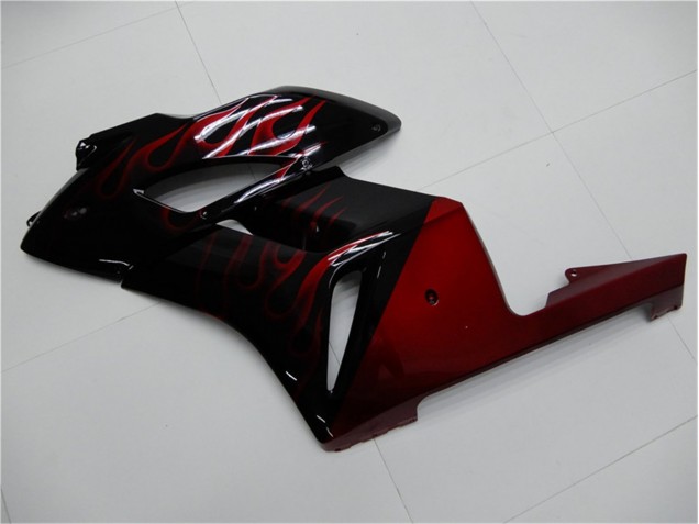Red Black 2004-2005 Honda CBR1000RR Motorcycle Bodywork Red Black 2004-2005 Honda CBR1000RR Motorcycle Bodywork