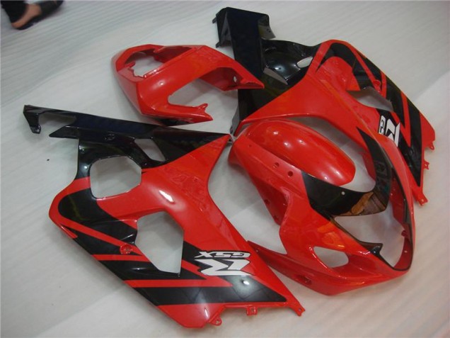 Red Black 2004-2005 Suzuki GSXR 600/750 Motorcycle Fairing Red Black 2004-2005 Suzuki GSXR 600/750 Motorcycle Fairing