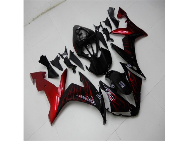 Red Black 2004-2006 Yamaha YZF R1 Motorcycle Fairing Red Black 2004-2006 Yamaha YZF R1 Motorcycle Fairing
