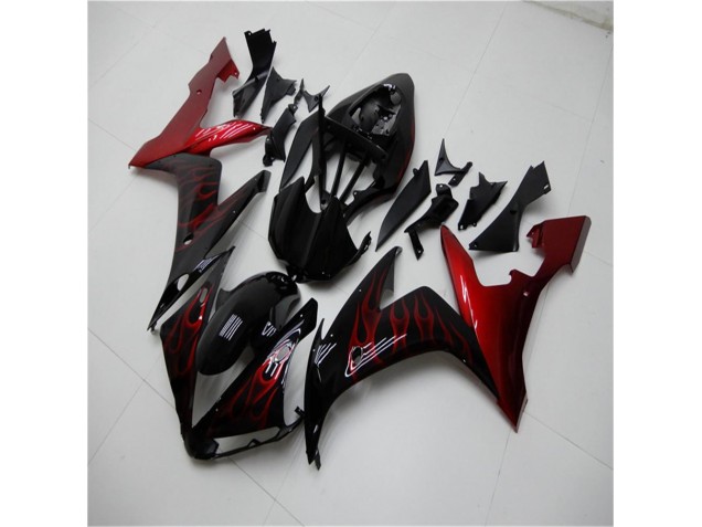 Red Black 2004-2006 Yamaha YZF R1 Motorcycle Fairing Red Black 2004-2006 Yamaha YZF R1 Motorcycle Fairing