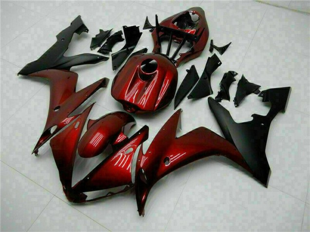 Red Black 2004-2006 Yamaha YZF R1 Motorcycle Fairings Red Black 2004-2006 Yamaha YZF R1 Motorcycle Fairings