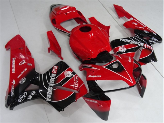 Red Black 2005-2006 Honda CBR600RR Motorcycle Fairing Kits & Plastic Red Black 2005-2006 Honda CBR600RR Motorcycle Fairing Kits & Plastic