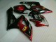 Red Black 2005-2006 Suzuki GSXR 1000 Motorcycle Fairing Red Black 2005-2006 Suzuki GSXR 1000 Motorcycle Fairing