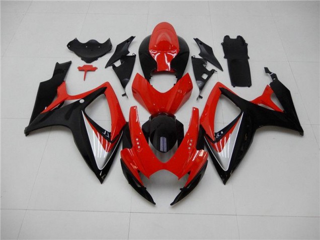 Red Black 2006-2007 Suzuki GSXR 600/750 Motorcycle Fairing Kits Red Black 2006-2007 Suzuki GSXR 600/750 Motorcycle Fairing Kits