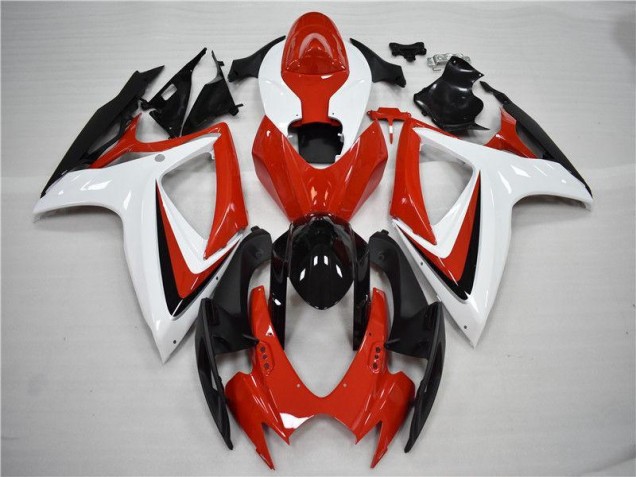 Red Black 2006-2007 Suzuki GSXR 600/750 Motorcycle Fairing Red Black 2006-2007 Suzuki GSXR 600/750 Motorcycle Fairing