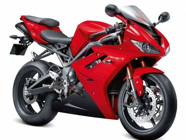Red Black 2006-2008 Triumph Daytona 675 Triple Motorcycle Fairings Red Black 2006-2008 Triumph Daytona 675 Triple Motorcycle Fairings