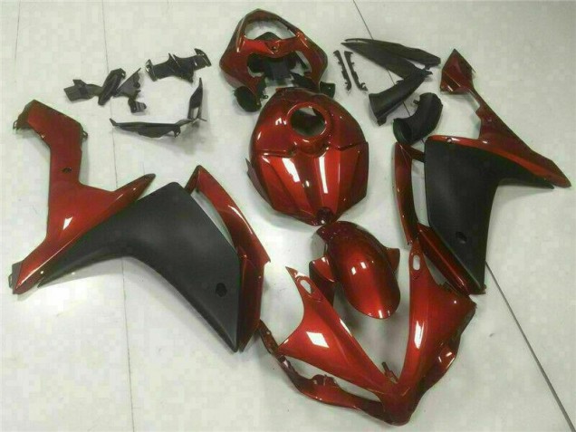 Red Black 2007-2008 Yamaha YZF R1 Motorcycle Fairings Red Black 2007-2008 Yamaha YZF R1 Motorcycle Fairings