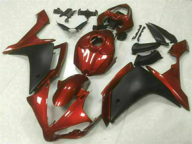 Red Black 2007-2008 Yamaha YZF R1 Motorcycle Fairings Red Black 2007-2008 Yamaha YZF R1 Motorcycle Fairings