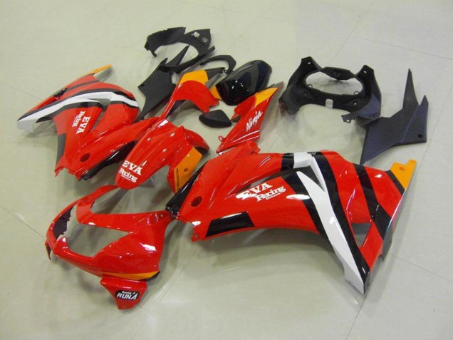 Red Black 2008-2012 Kawasaki ZX250R Motorcycle Fairing Red Black 2008-2012 Kawasaki ZX250R Motorcycle Fairing