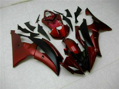 Red Black 2008-2016 Yamaha YZF R6 Full Motorcycle Fairing Kits