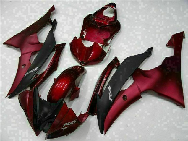 Red Black 2008-2016 Yamaha YZF R6 Motorcycle Bodywork Red Black 2008-2016 Yamaha YZF R6 Motorcycle Bodywork