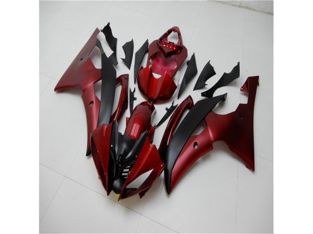 Red Black 2008-2016 Yamaha YZF R6 Motorcycle Fairing Red Black 2008-2016 Yamaha YZF R6 Motorcycle Fairing