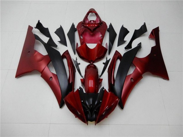 Red Black 2008-2016 Yamaha YZF R6 Motorcycle Fairing Red Black 2008-2016 Yamaha YZF R6 Motorcycle Fairing